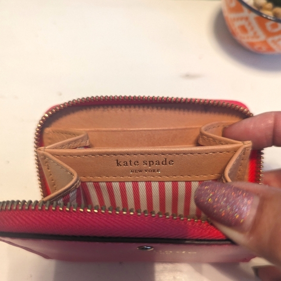 Kate Spade New York Spenser Zippered Card Wallet Pink - Picture 3 of 7